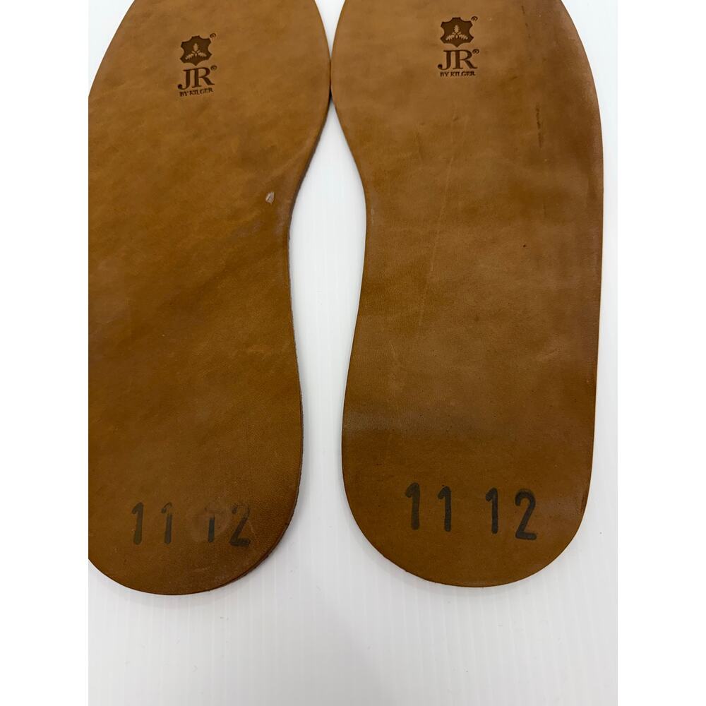 JR Rendenbach Mens Leather Full Soles For Shoe Repair Soling size 11-12 1 Pair - Picture 2 of 3